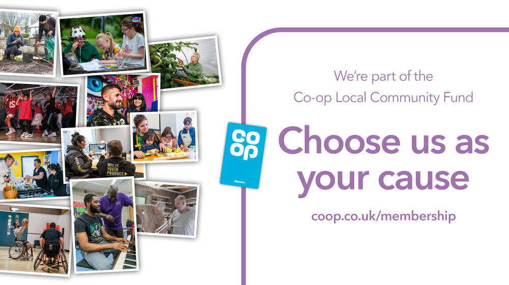 Please choose us as your local Co-op charity cause! The more people that support us the more we raise! membership.coop.co.uk/causes/75768