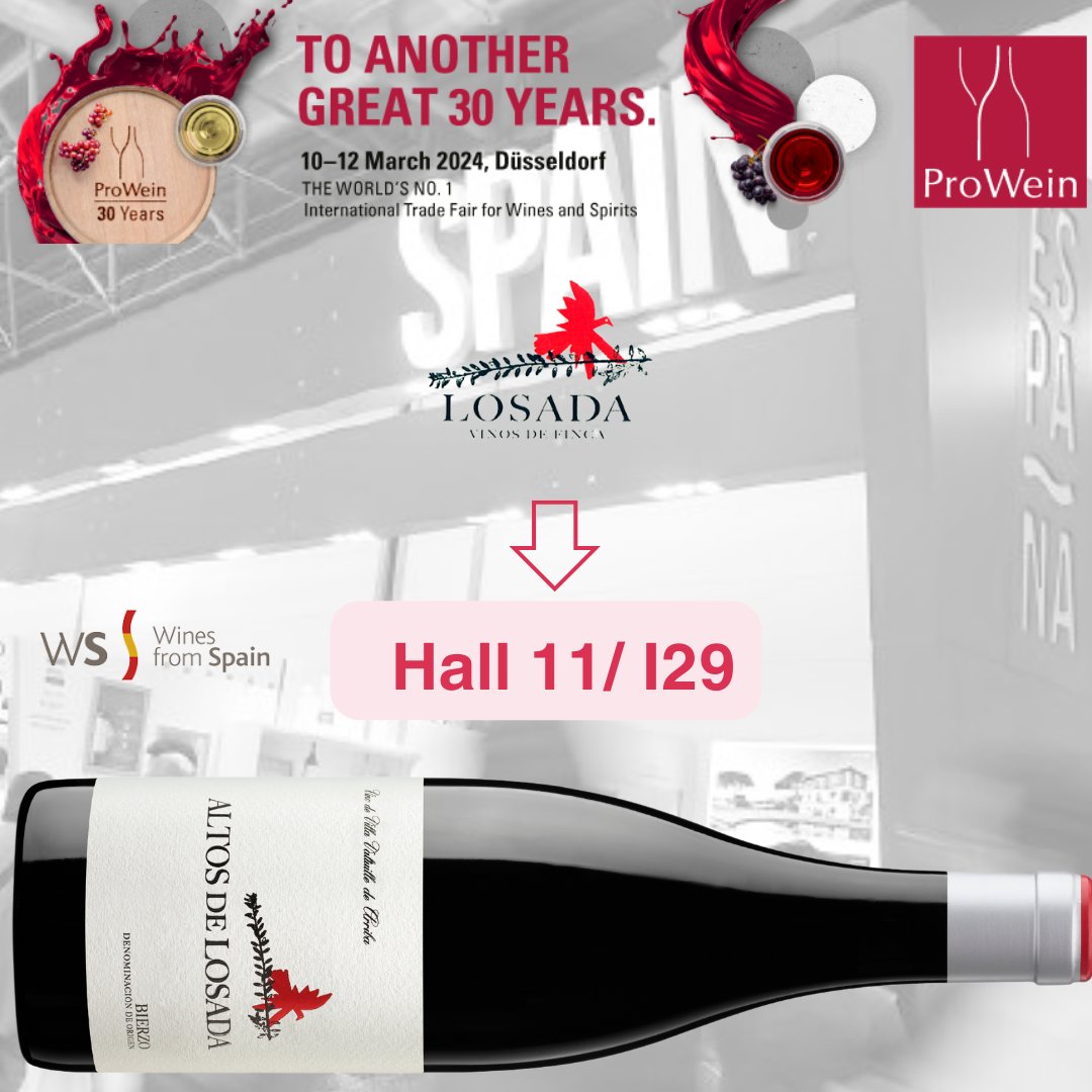 🍇 Exciting News! 🍷 Save the Date for #ProWein2024 🗓️ We're thrilled to invite you to join us at this premier industry event: from rich reds to crisp whites.See you there!🌍🥂 #WineLovers #WineTime #WinesfromSpain🍇✨ #WineIndustry #Networking #ProWein #SaveTheDate 🥂