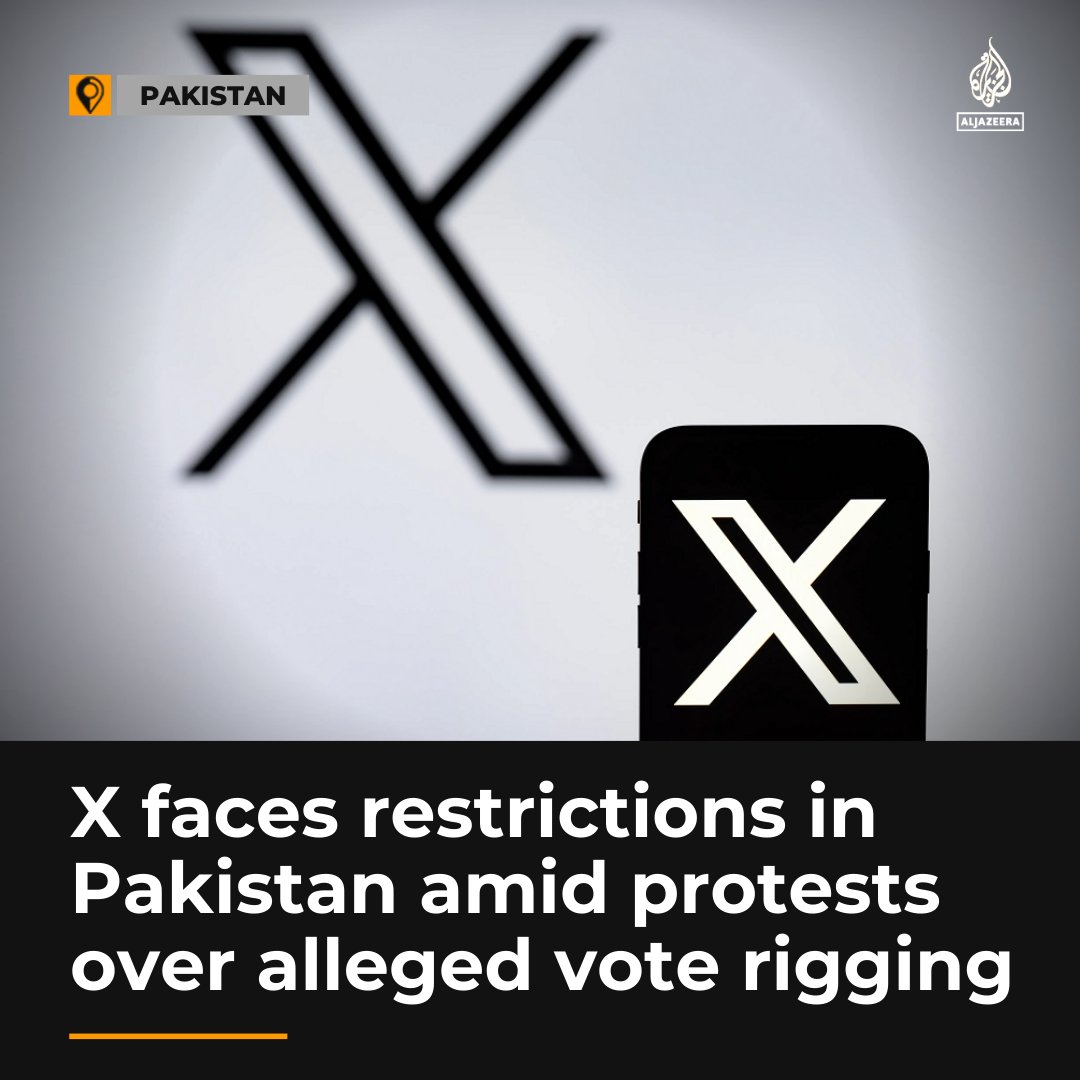 X faces restrictions in Pakistan amid protests over alleged vote