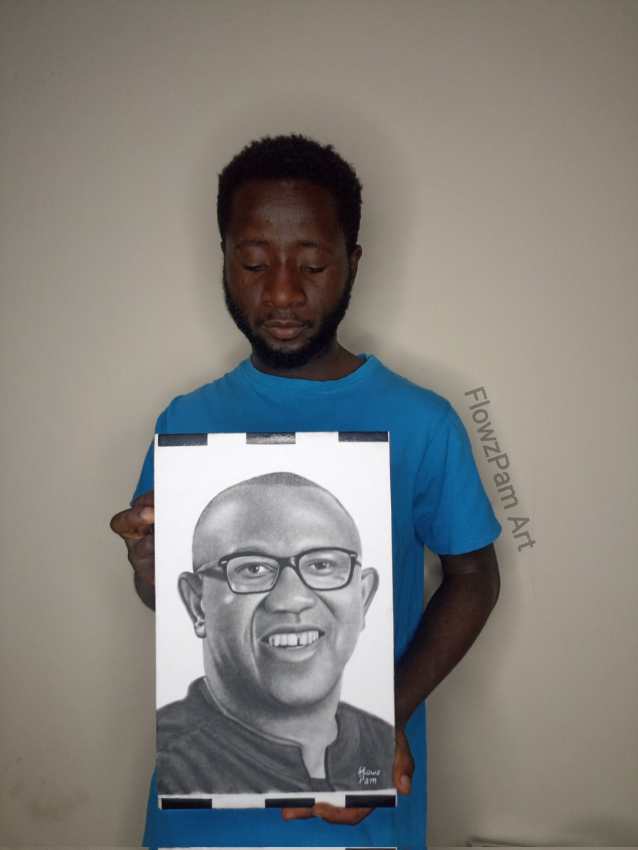@PeterObi Like this post if you love this man While we're here, Pleaseeee repost my pencil drawing 🙏♥️