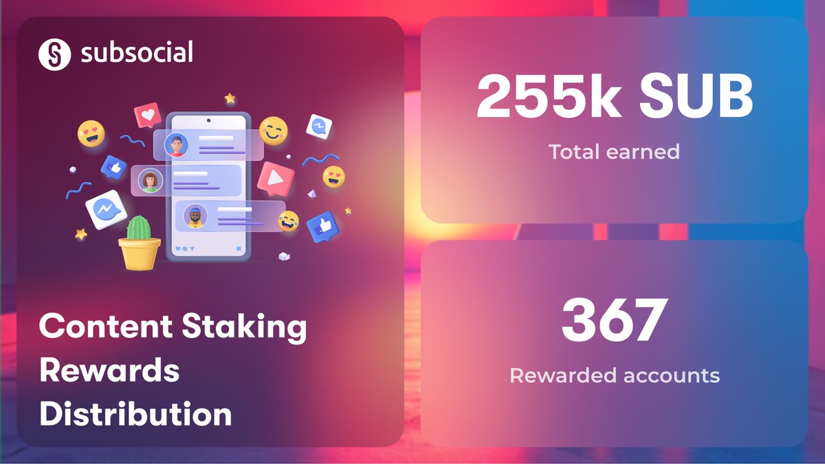 Subsocial SUB tweet media