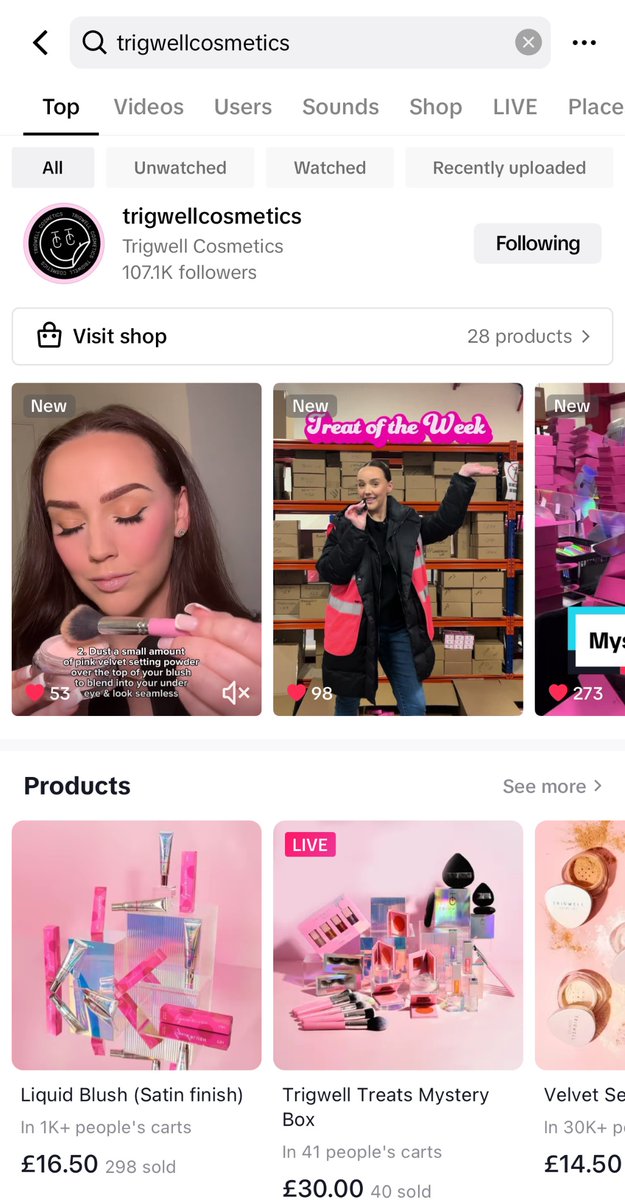 trigwellcosmetics #Type in the #SearchEngine #SearchItUp #Search for #ThisBrand #SoGood #Insta #TikTok liquid blush #SatinBlush in #1K #PeoplesCarts but yet #OnlySold #298 on #TTShop & #BrandNew #PINKPowder #see the #FirstVideo #Vid for #TopTips #PP & how to #Apply #fy