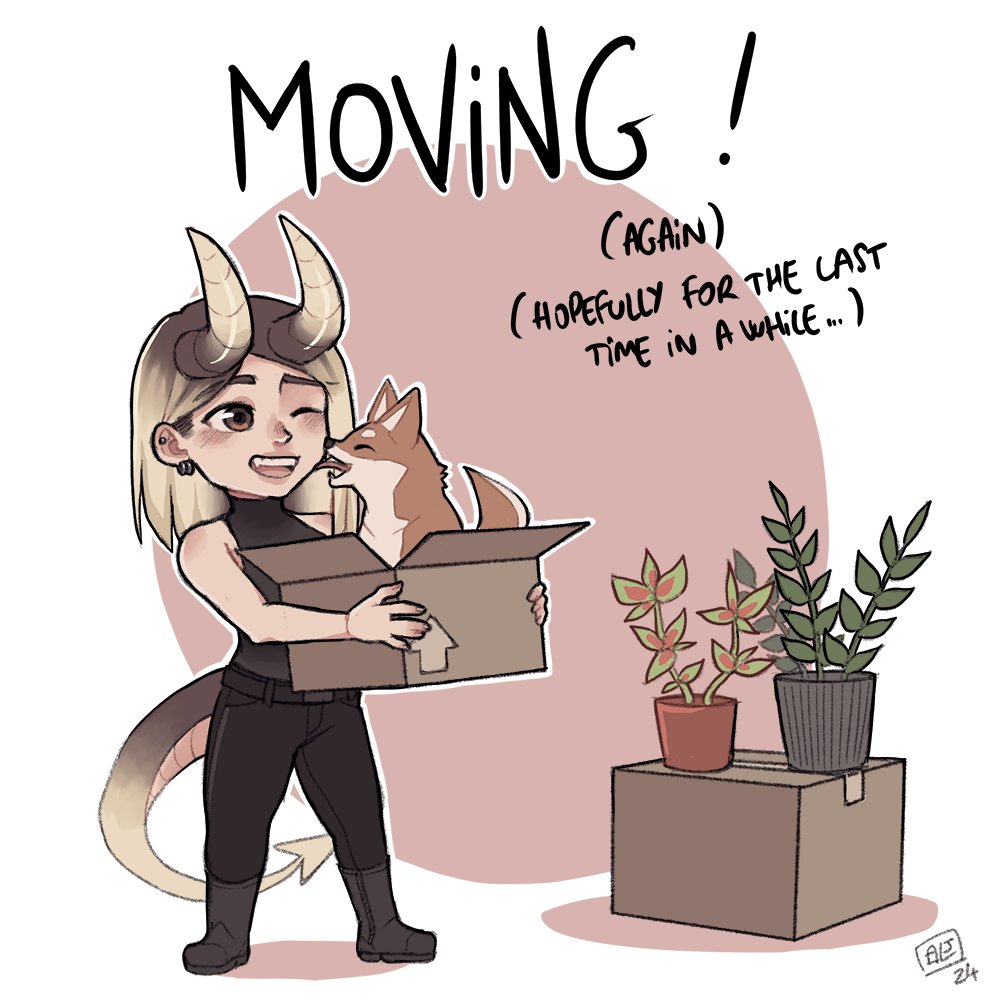 #264 - I'll be moving again so there'll be no new comic in 2 weeks :)