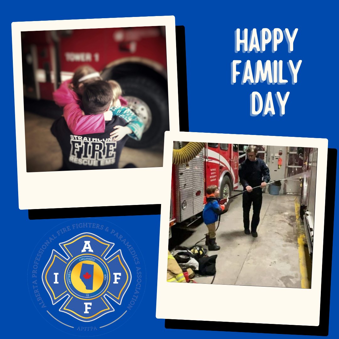 Happy Family Day, Alberta!

For some, Family Day means visits to the fire hall to spend a little quality time together! Enjoy the day everyone. #firefighterlife #paramediclife🚑🚨 #alberta