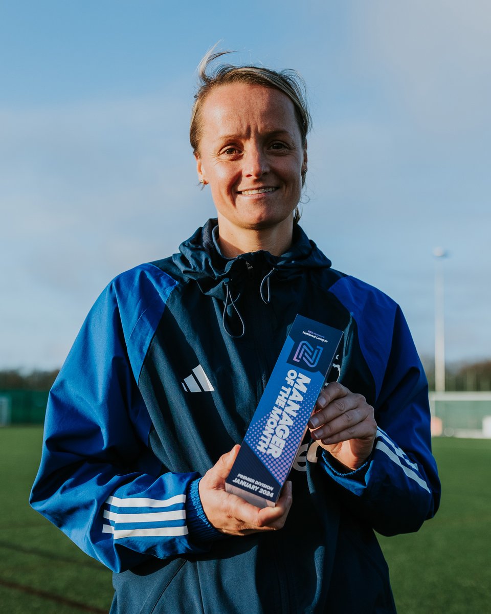 NFFCWomen's tweet photo. January Manager of the Month 🏆

Congratulations, @carlsD9! 🙌 https://t.co/aH1buG1wIh
