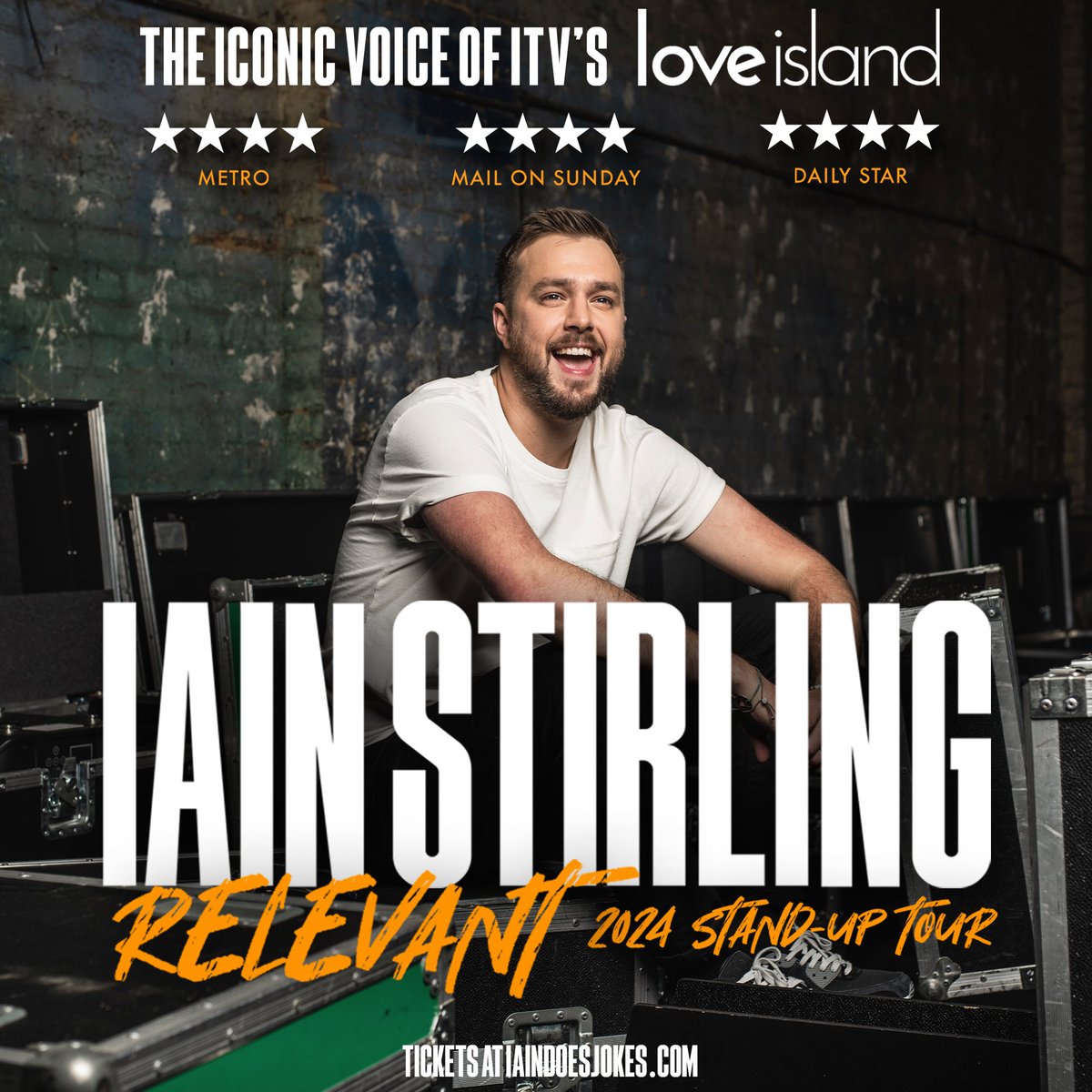 We can't wait to welcome BAFTA-winning comedian, ‘national sensation’ (Evening Standard) and ‘extremely funny’ (Daily Telegraph) Iain Stirling! Book here - bit.ly/IainStirlingRe…