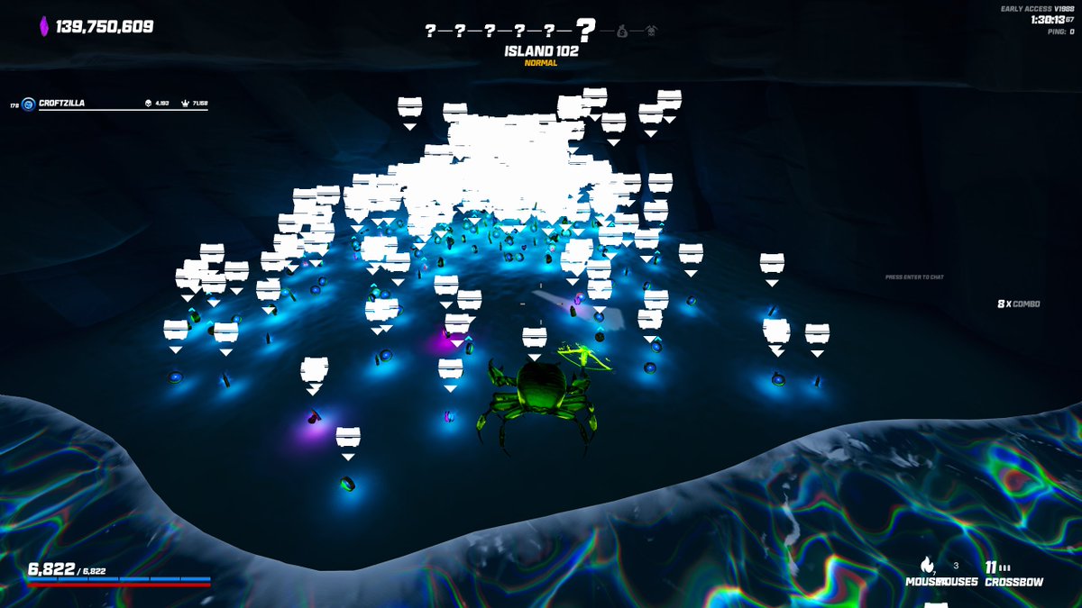 well then.... this new update for #CrabChampions is going a little too well! <a href="/CrabChampions/">Crab Champions</a>