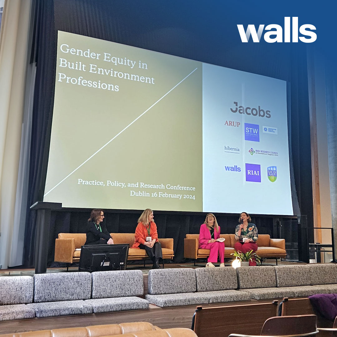 Walls Construction was proud to sponsor and attend the Gender Equity in Built Environment Professions Conference held at 1 WML, Dublin on Friday last, 16th February.   #BuildingOurFutureTogether #LoveIrishResearch #GenderEquity