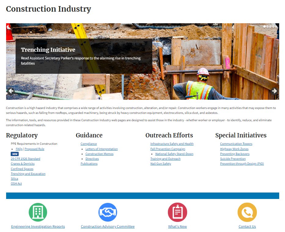 NRASPsafety's tweet photo. Check out this OSHA Training Topic resource page for the Construction Industry!
https://t.co/zCrEXZr25y
#safe #safetytips #safetyassociation #safetyprofessionals #resources #downloads https://t.co/drRZdnVf5S