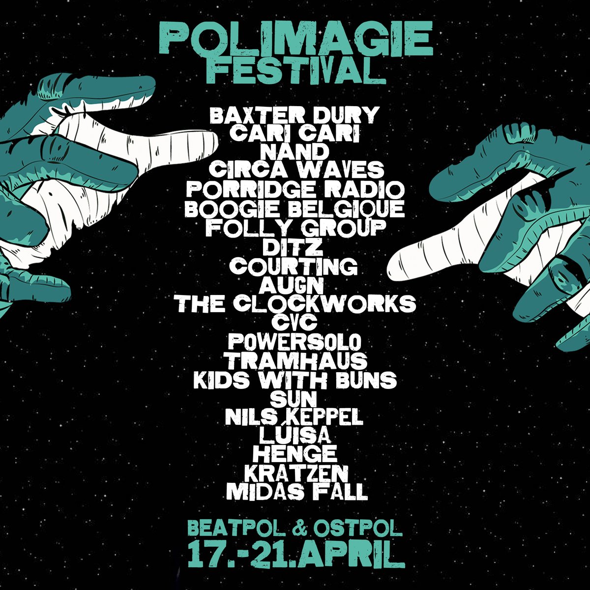 Dresden! We’re coming for you. Playing Polimagie Fest this summer, see you there.