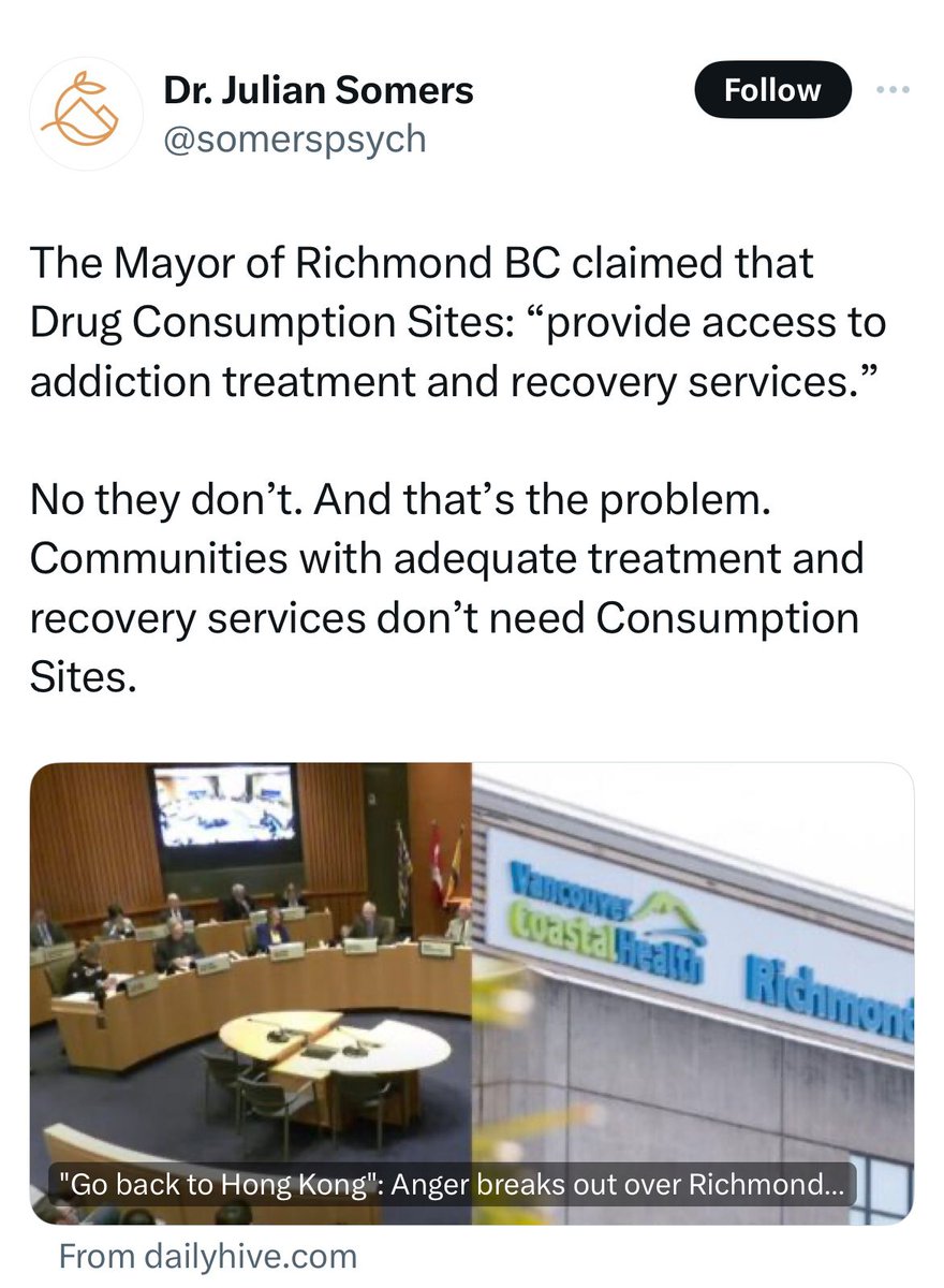Almost all experts in BC - clinicians, Public Health experts, the Provincial Health Officer, local MHOs, epidemiologists and other scientists - agree that harm reduction services are crucial for saving lives and for connecting people to care, treatment and recovery. But when a…