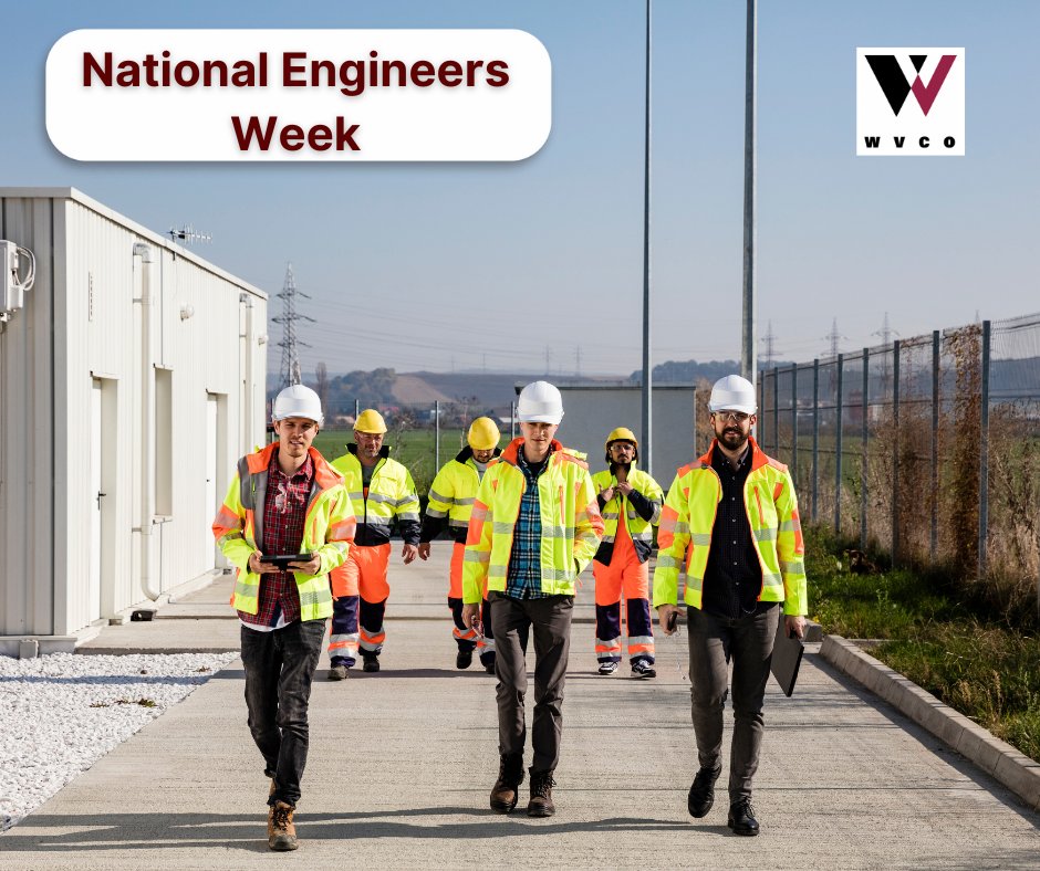 wvco's tweet image. It&apos;s Engineers Week! Let&apos;s honor the architects of innovation. Your creativity, expertise, and commitment to excellence propel us forward in the industries we serve. Thank you for making the impossible possible!
#WVCO #engineeredsolutions #performancesolutions #manufacturing