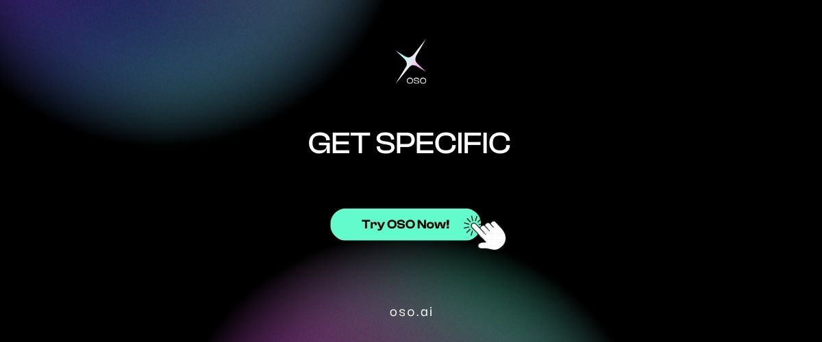 Get the most out of OSO by being specific with your queries! 🎯 The more detail you provide, the better OSO can assist you. 💡 

Experience OSO today at web.oso.ai 🤖 

#OSO #NaturalLanguageProcessing #AI #UncensoredAI #UnbiasedAI #AIChat #AISearch #AISearchEngine