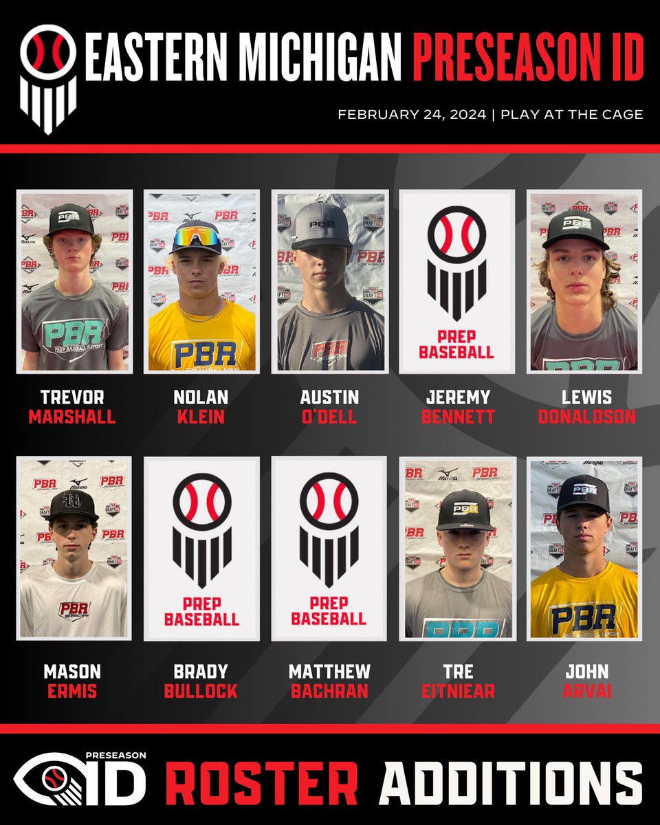 PrepBaseballMI's tweet photo. 𝑬𝒂𝒔𝒕𝒆𝒓𝒏 𝑴𝑰 𝑷𝒓𝒆𝒔𝒆𝒂𝒔𝒐𝒏 𝑰𝑫

🔒 Locked In For This Weekend 🔒

🗓 2/24
📍 @playatthecage 
🔗 to register ➡️ https://t.co/vTNZwnHzmL https://t.co/FmJL2MiCJG