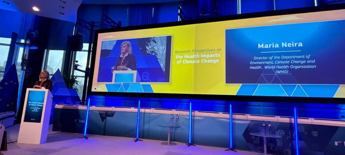 .@DrMariaNeira argues that funding for fossil fuel use reflects a contradiction in our global agenda. Research helps us to achieve transition to clean energy; sustainable food systems; biodiversity. @WHO’s REACH sets an ambitious agenda of research priorities. #EUCLIMATEANDHEALTH
