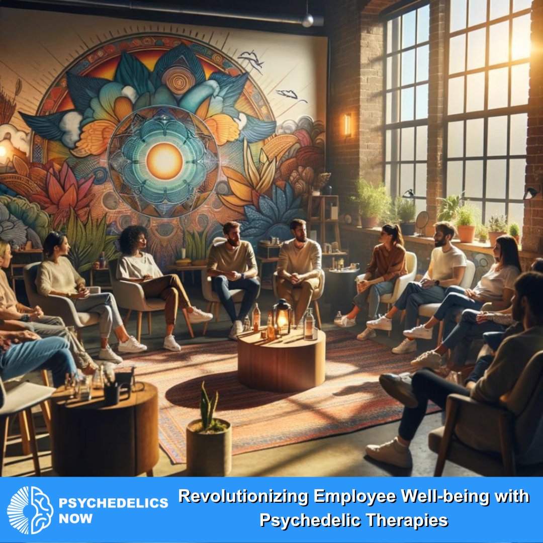 Psychs_now's tweet photo. Unveil the shift towards psychedelic-assisted psychotherapy in employee health benefits, a novel strategy to combat depression and improve workplace morale. 

-For the full story, website details In Profile Description

#PsychedelicsNow #PsychedelicNews #NewsNow https://t.co/T807IA2WX9