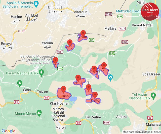 #BREAKING #URGENT

🚨🚨🚨🚨

Red alert issued after Hezbollah has apparently launched drones towards the northern cities of Yiron, Avivim, and Baram 🚨🚨🚨🚨🚨