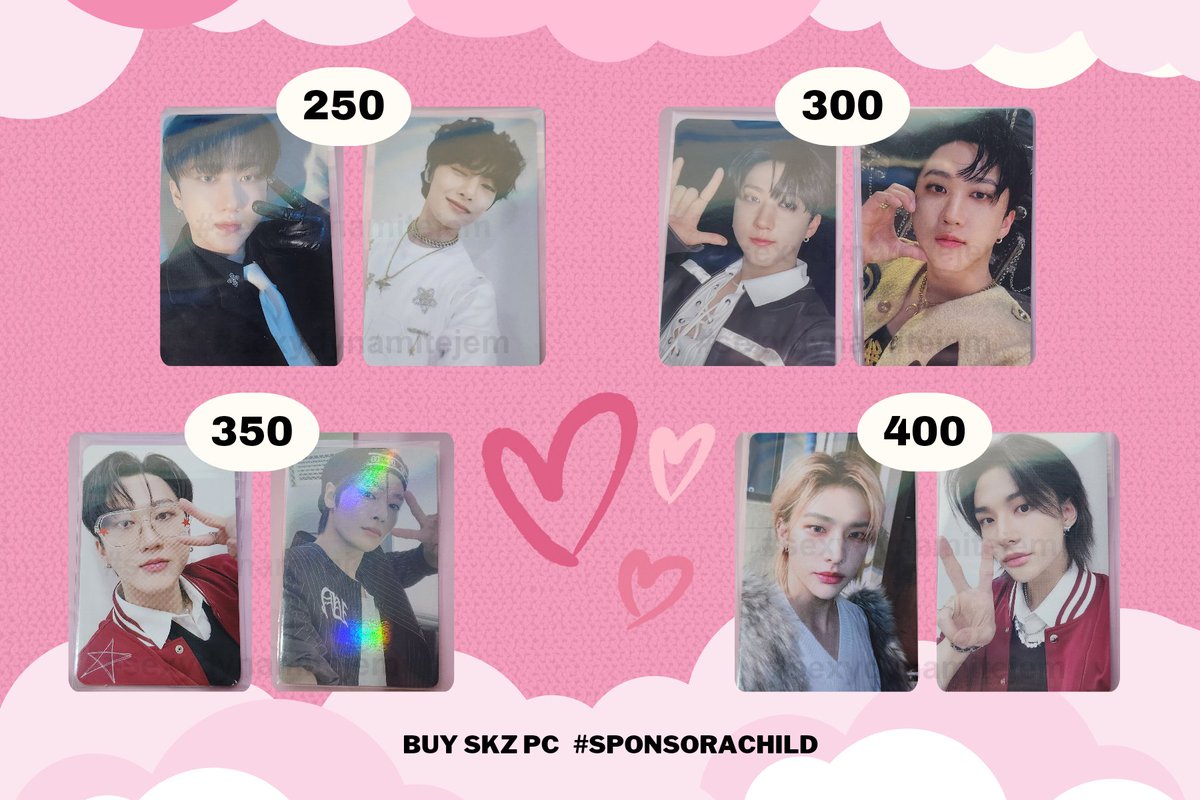Wts lfb ph #ForACause

SKZ 5-Star and Rockstar pob pc for sale! 
-Hyunjin, Changbin, I.N

See photo for price ea
-payo
-on hand

DM/Reply to claim
pls help rt 🙇🏻‍♀️

#wtsnijem