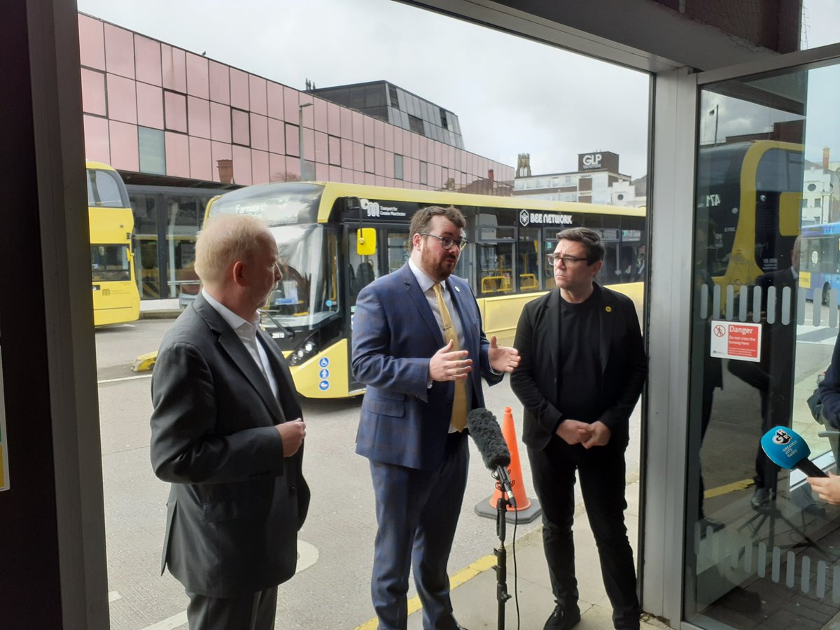 “All bus services in Bury will be part of the Bee Network from 24 March, back under local control and accountable to the people using the services, which is great news."
👉news.tfgm.com/press-releases…