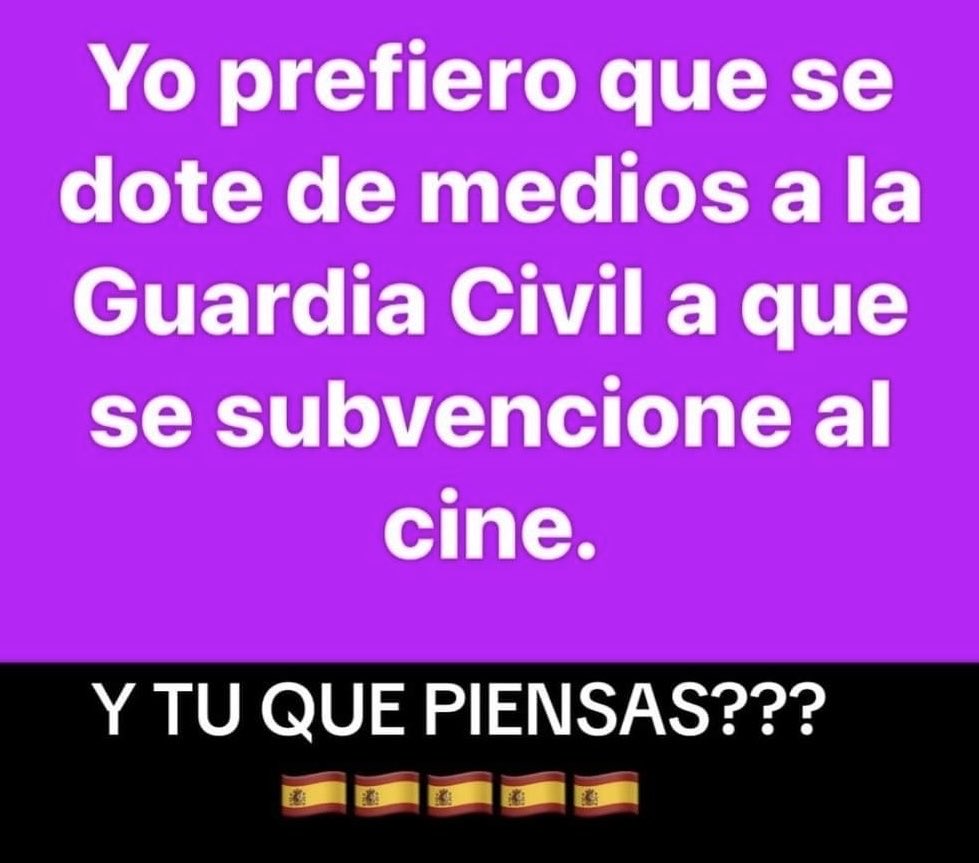 OlgaPatriaVOX's tweet photo. Pienso lo mismo 👍 https://t.co/q7ksZP8ETL