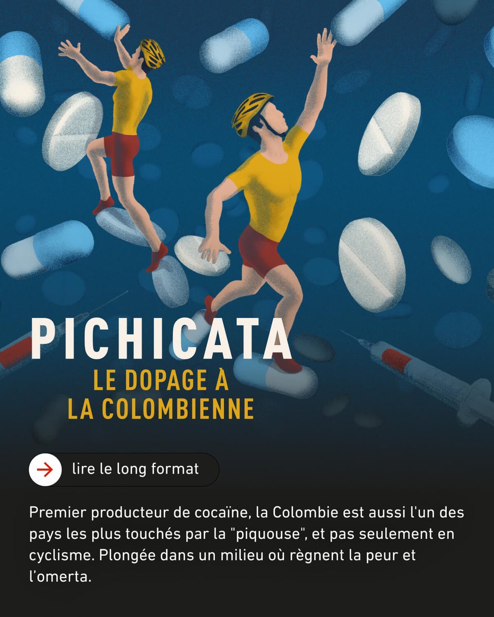 C'est un pays où plus de 50 sportifs sont actuellement suspendus pour dopage, où il est "plus dur de trouver un joint qu'un produit dopant" et où règne la peur. Pour @lequipeexplore, grosse enquête sur le système de dopage en Colombie par <a href="/Lionel_Poussery/">Lionel Poussery</a> lequipe.fr/explore/wf133-…
