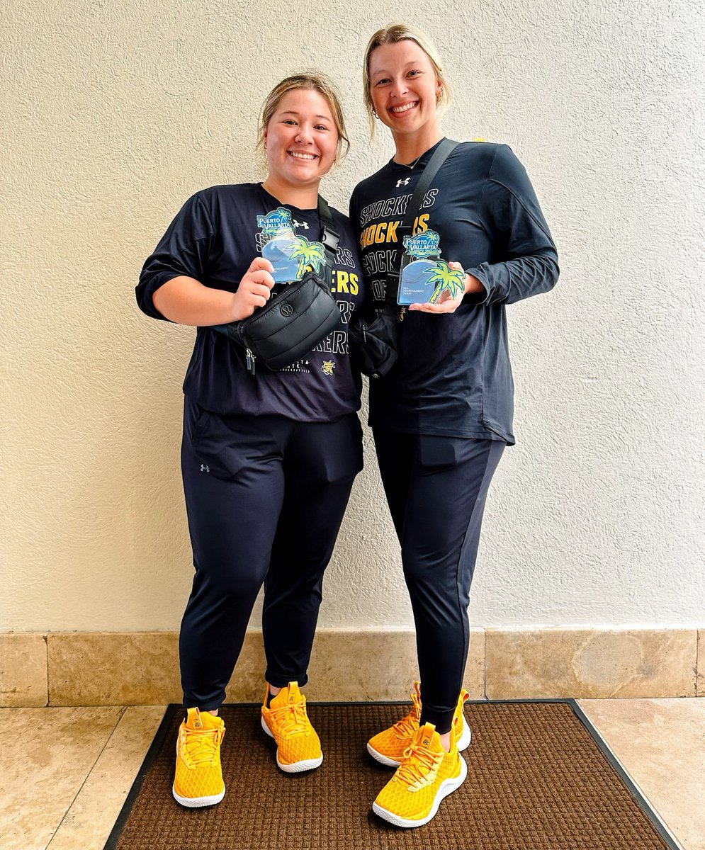 GoShockersSB's tweet photo. 🌟 All-Tournament Team 🌟

Congrats to CC Wong and @baileyurban_7 on being named to the @PVCollegeSB All-Tournament Team! https://t.co/mD9HCfaVJk