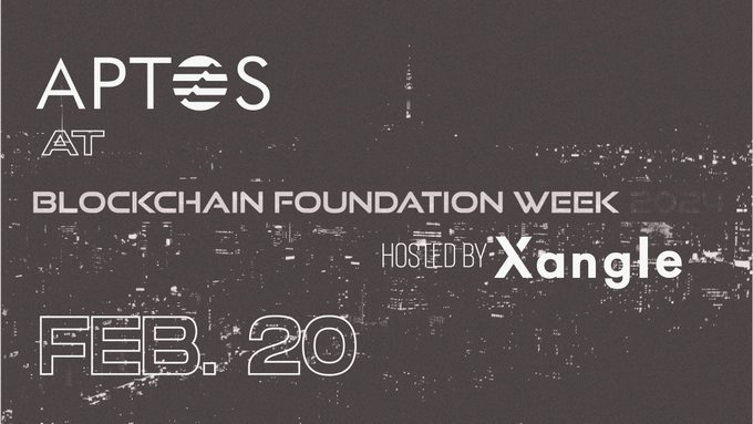 Ol_Sailor9h's tweet photo. 1, #Atpos Infra 🏗️ + Events ✈️
Aptos Day at @Xangle_official 's Blockchain Foundation Week in Seoul 🇰🇷
🗓️ Feb 20, 2024
👉 https://t.co/ASqfUPCJZV
Aptos Experience Announcement & Korea will again 👉 be the place to gather
🗓️ September 2024. https://t.co/VuqZz3GHun