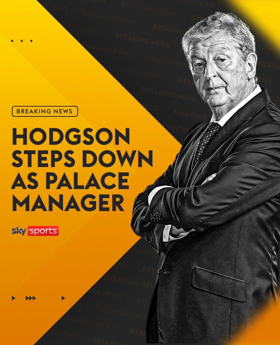 Will it prove to be good or bad timing before tonight's game??
#EVECRY #skysports #skysportsfootball #royhodgson #crystalpalace #football #PL #getwellsoon #manager