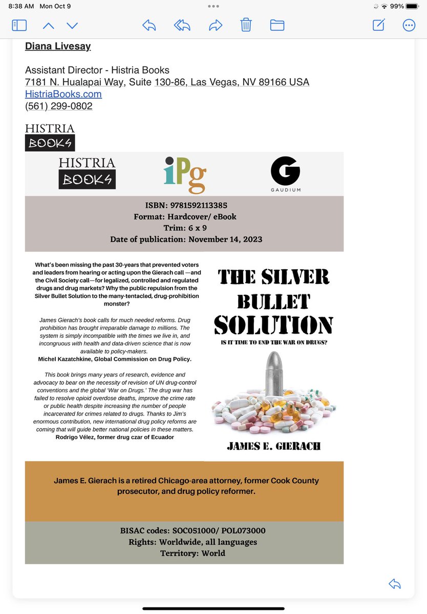 JamesGierach's tweet photo. #chomskyreadinglist
My newly release call for an end to the World War on Drugs. The Silver Bullet Solution (Guadium, an imprint of Histria Books, 2023)
https://t.co/pEnWo4NMfO https://t.co/sZbNp3G1Vq