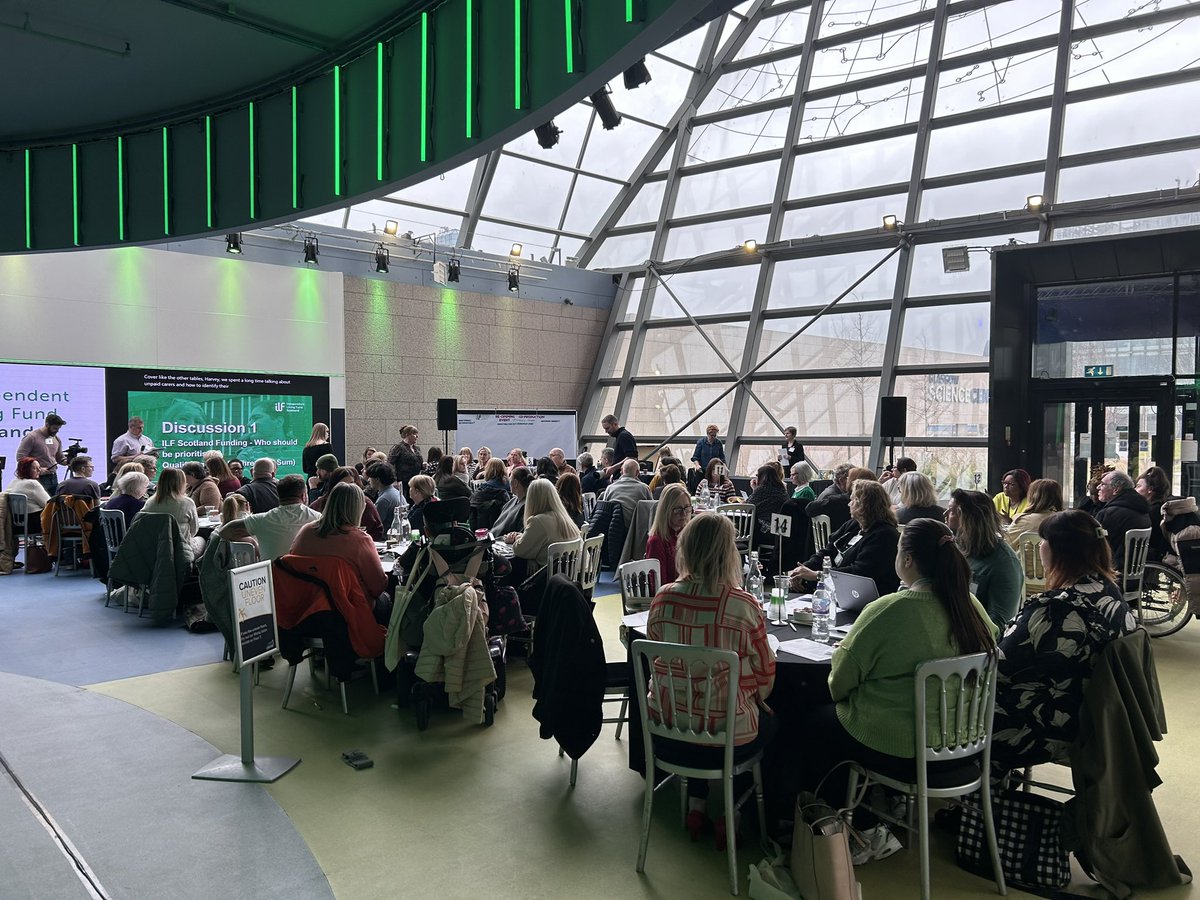 ILFScotland's tweet photo. As today’s Glasgow event draws to a close, we want to say thank you to everyone who has attended all of our re-opening events.
The discussions that have taken place have been invaluable in helping shape the policies for the fund and we look forward to the next steps. #ILFScot https://t.co/44nknZSLwT