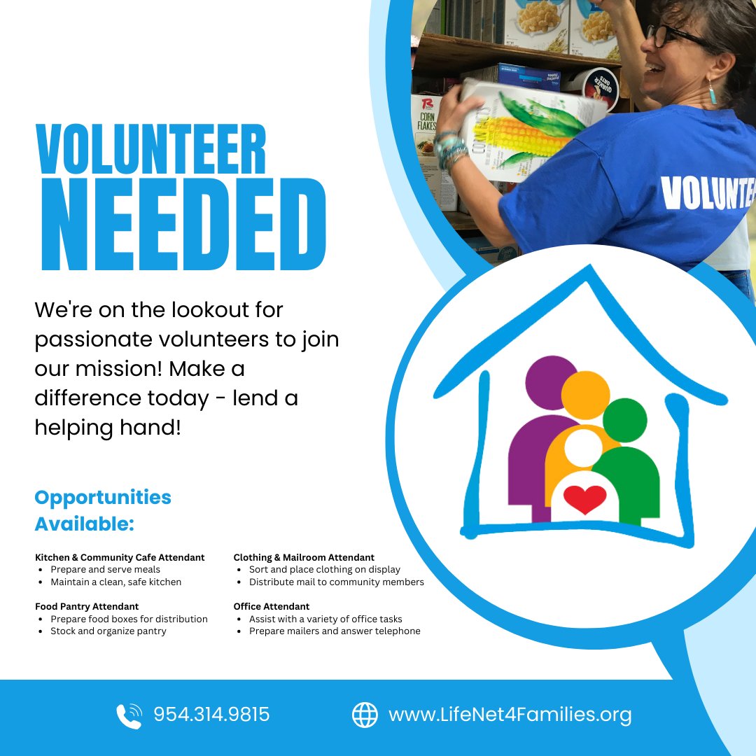 LifeNet4Fam's tweet photo. 🌟 Join us in making a difference! 🌟 Volunteer with LifeNet4Families and be a part of positive change in our community. Sign up today to lend a helping hand and spread kindness where it's needed most. Together, we can make a real difference!

https://t.co/GCpo2PEoxo https://t.co/1qhe7vIaWD