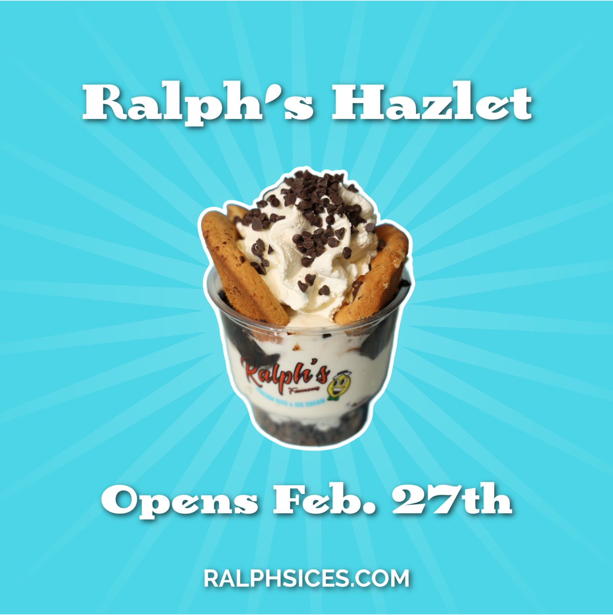 RalphsFamous's tweet photo. Next store opening... @ralphsices_hazlet is opening next week! ππ
.
.
#ralphsices #hazlet #newjersey #ralphsfamous #italianices #storeopening https://t.co/vtUPrQAnni