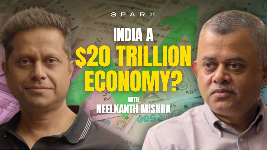 SparX Episode #29 - Neelkanth Mishra - Part 1 @neelkanthmishra India - A $20 trillion economy? Our last discussion with Neelkanth started a lively debate about the economic potential of the country. We are now back with a 4-part series to cover various aspects of Indian