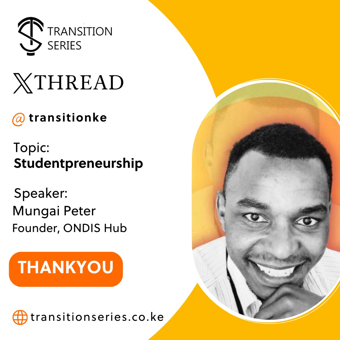 transitionke's tweet photo. Thank you @BeingPillar for sharing your insights and experiences as we answered FAQ on Studentprenuership.
Thank you to everyone who engaged with us. Join us every 2nd Thursday of the month for more conversations!
#transitionseries #navigatinglifesmomentstogether https://t.co/uOzju7yHoI