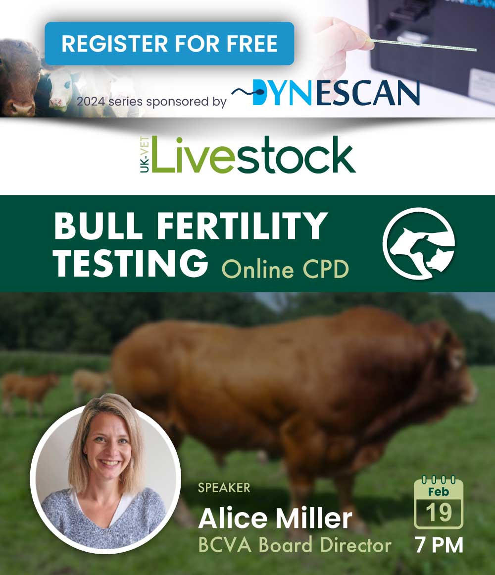 Don't miss this opportunity to enhance your understanding and skills in livestock fertility testing!

Register for free here: shorturl.at/cDGL9

#Dynescan #UKVet #Livestock #CPD #Fertility #DiseaseEradication #Nutrition #LivestockProfessionals