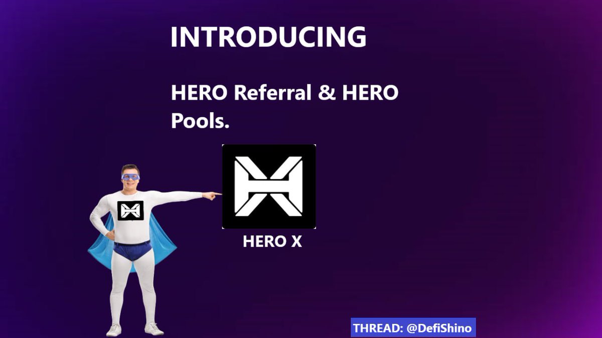DefiShino's tweet photo. We've All Dreamed Of Becoming superheros.
What If we Can Become Decentralized Ones.
Meet @HeroXApp a revolutionary platform that combines the best of, social media, trading, and predictions.
With @HeroXApp You're Infact A DeFi Super Hero.
@dcxeth #HEROXThreadCompetition
๐งตโ https://t.co/JfWpIU3EBU