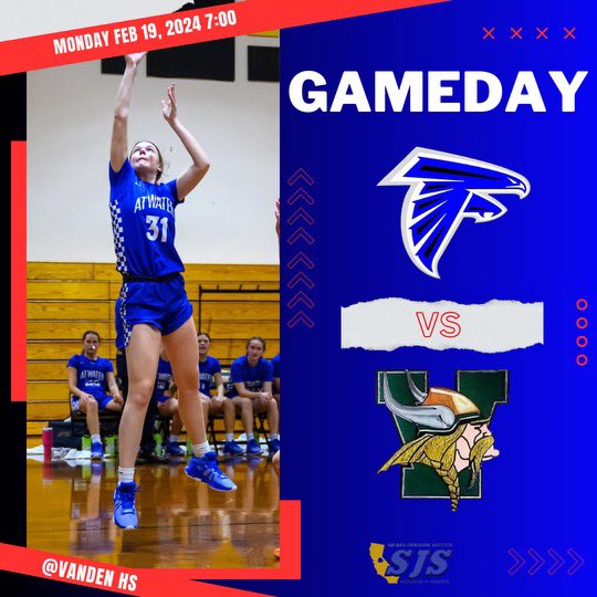 The saga continues as The Lady Falcons head to Fairfield to take on Vanden High School at 7pm in the Semifinals of the CIFSJS Div 2 playoffs. Let’s continue to chase perfection ladies, so we can CATCH excellence!!!! 🎀🐦🏀🔵⚪️🔴 #TheLadyFalconsBasketball #WeBack #UsNotThem #CPCE