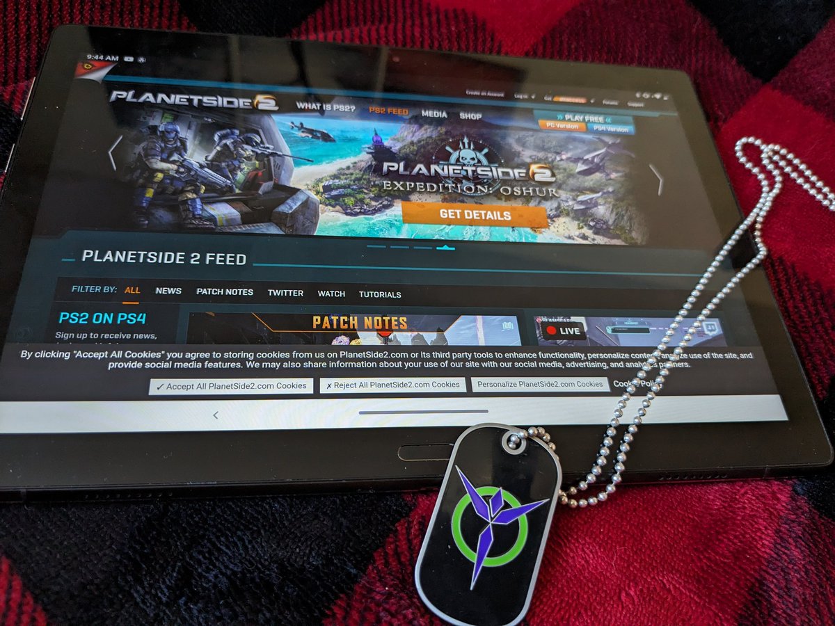 tea_telly's tweet photo. Hey @planetside2 Thank you for my #Vanu tags
Also, I shared something beautiful the #VanuSovereignty, #TerranRepublic and the #NewConglomerate
did together this weekend...
Link:
https://t.co/TUJCKzgehi https://t.co/K4pOK4JdId