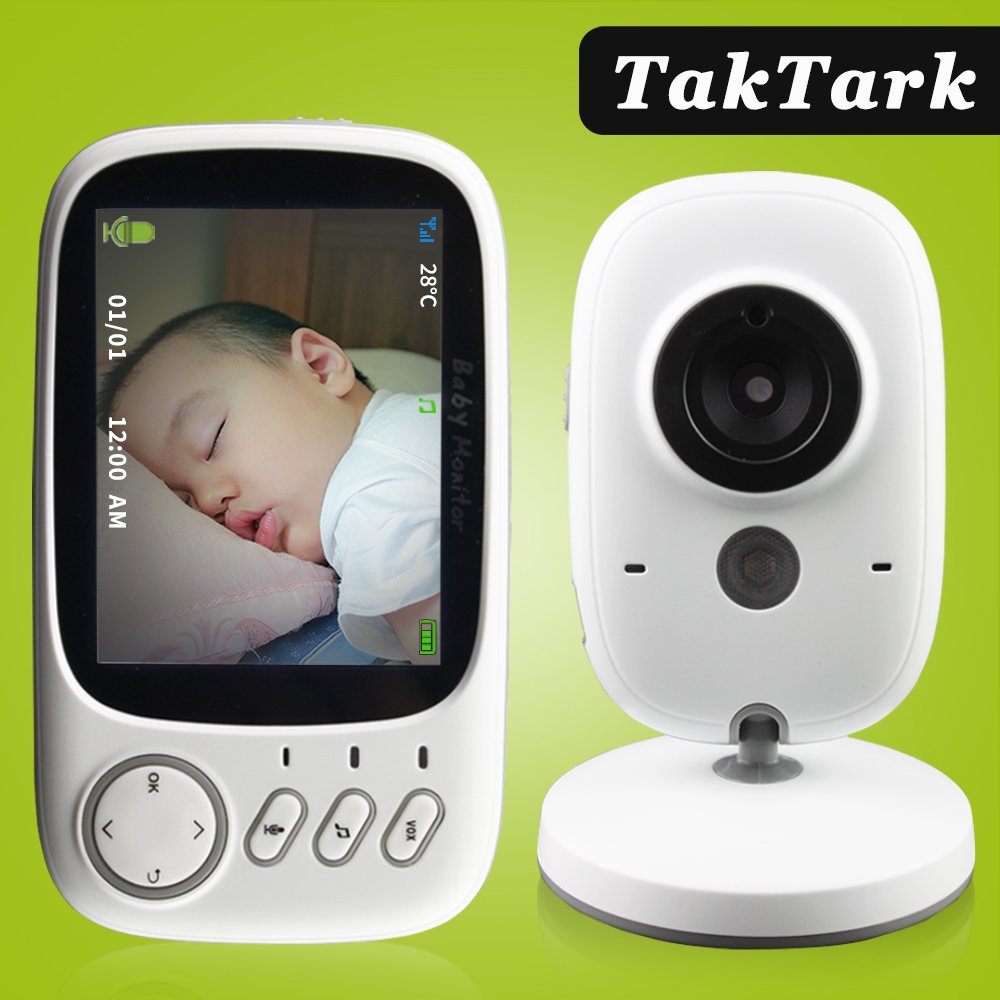 Buy link-alli.pub/6wbc2f
3.2 inch #WirelessVideo Color Baby Monitor High Resolution Baby Nanny Security Camera #NightVision Temperature Monitoring.