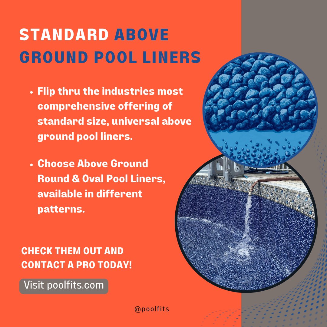 PoolFits's tweet photo. Elevate your above-ground pool experience with our Select Series! 

Dive into style with our premium round and oval pool liners. Explore our stunning patterns and shop now for a pool transformation. 

https://t.co/s9469wnzq2

#poolliners
#poolsafetycovers
#custompoolcover https://t.co/eMxnYxlFTD