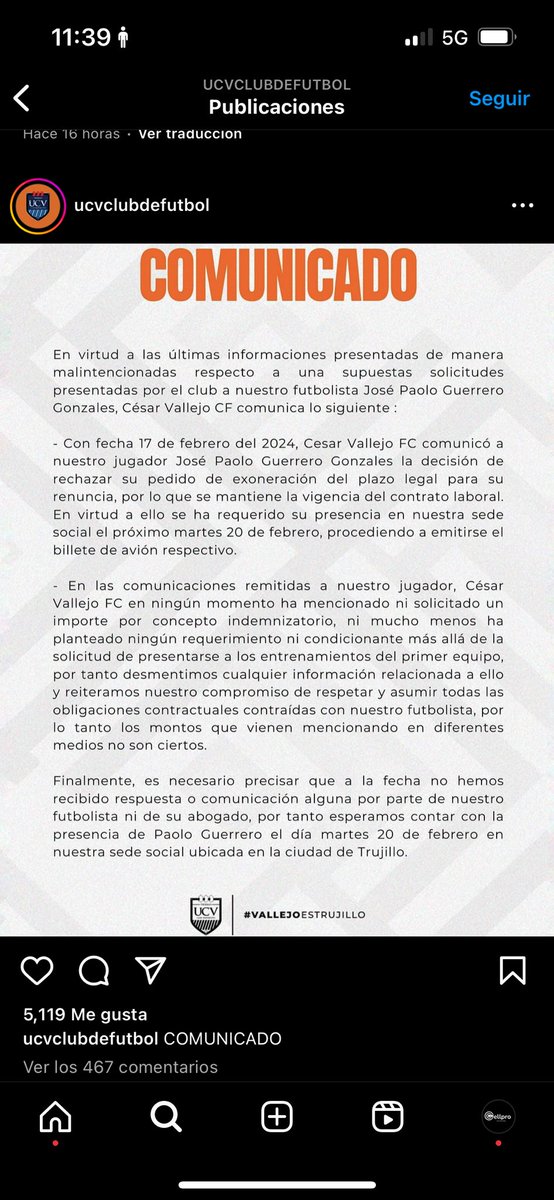Saben cuantos seguidores aumentó el ig de la UCV? jajaja si que saben.