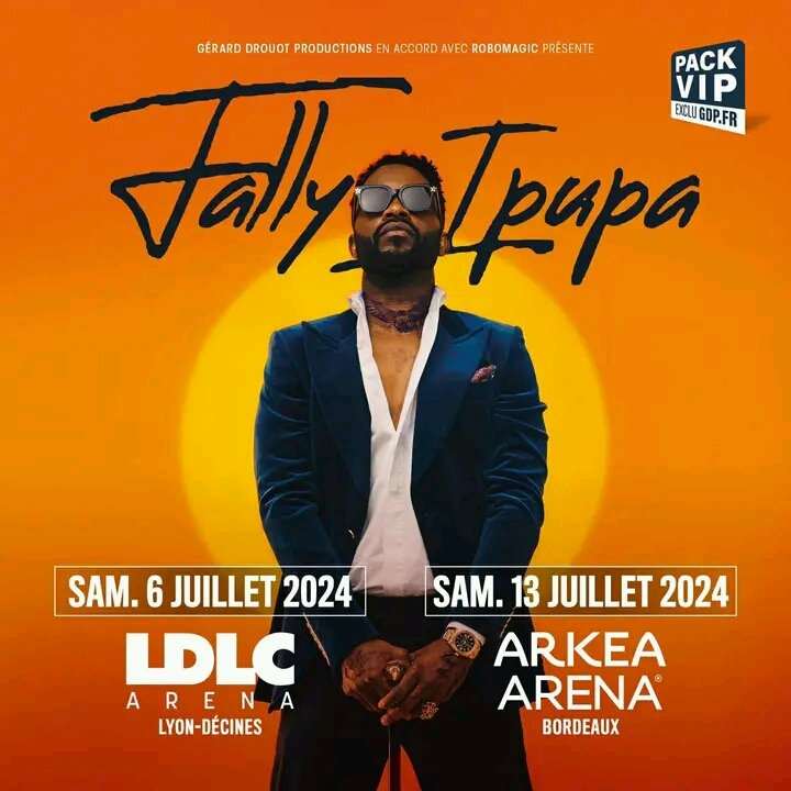 tubes2kin's tweet photo. 🚨Fally Ipupa annonce 2 nouvelles dates en Europe!

• Le 6 Juillet 2024: LDLC Arena ( Lyon 🇫🇷)
• Le 13 Juillet: ARKEA Arena ( Bordeaux 🇫🇷) 🔥 https://t.co/7z0R22CjDA