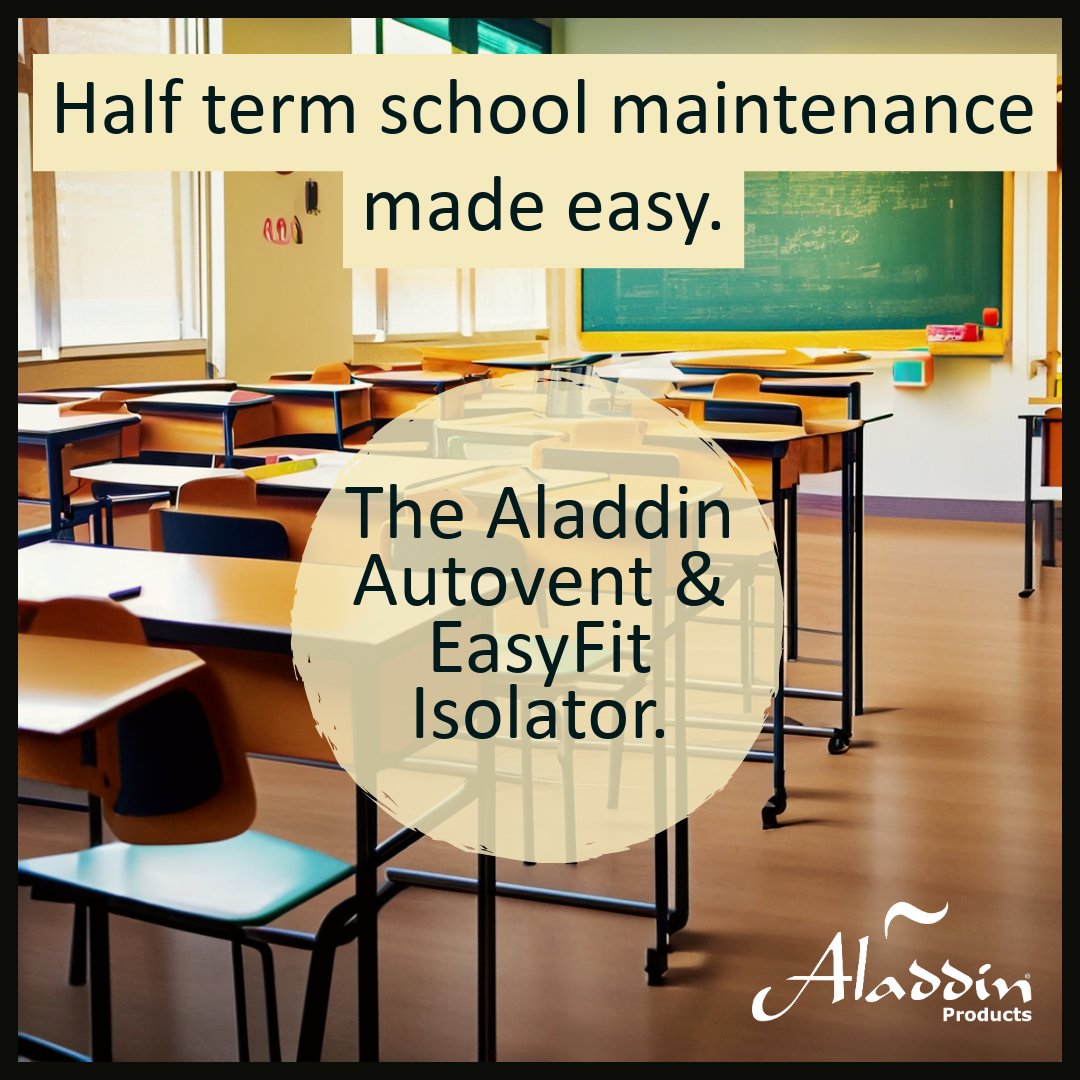 AladdinNlb's tweet photo. Save time going from classroom to classroom bleeding radiators. Fit Autovents and keep them hot to the top.
With the EasyFit Isolator eliminate the need to freeze pipes or drain down the system. 
#hvac #heating  #radiator #plumb #plumber #plumbers #plumbing #schoolmaintenance https://t.co/GwXR31wvrp