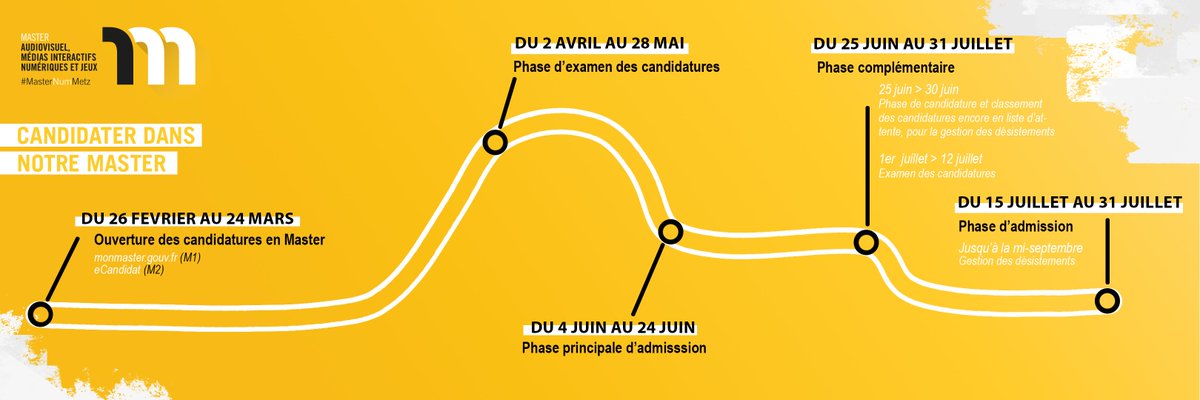 [#savethedates] Ne ratez aucune date du parcours de candidature ! 📆 💡 Rendez-vous le 𝟐𝟔 𝐟𝐞́𝐯𝐫𝐢𝐞𝐫 pour l'ouverture des candidatures du Master AMINJ sur la plateforme MonMaster ! @univ_lorraine #candidature #formation #metz #master #Monmaster