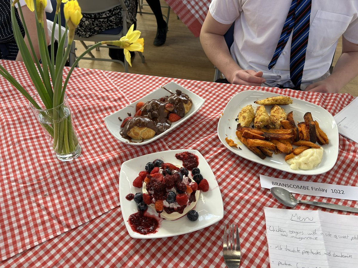 CGSFood's tweet photo. Day 1 GCSE Food preparation and Nutrition practical exam well done Josh, Kiana, Zoe, Olivia, Finlay, Grace, Isaac, Lotta, Evie and Abi. You were all amazing more tomorrow https://t.co/5GX9RI0Ikt