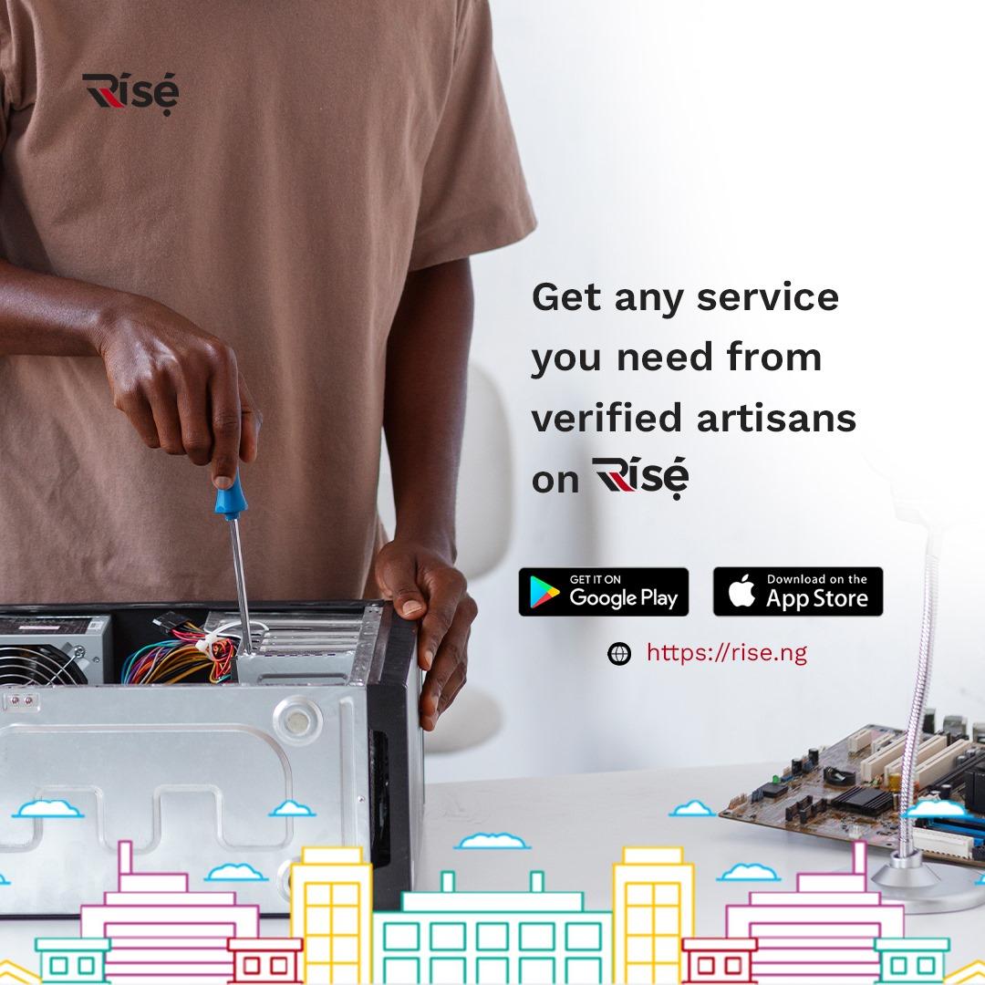 riseapp_ng's tweet image. Cracked walls? Clogged pipes? Rise to the rescue! Get verified artisans for any service on Risé. Painting, plumbing, carpentry - you name it!

Download Risé &amp;amp; enjoy quality service, stress-free. ✨Rise.ng/app

#riseapp #fixitfast #getitdone #DownloadNow #viralpost