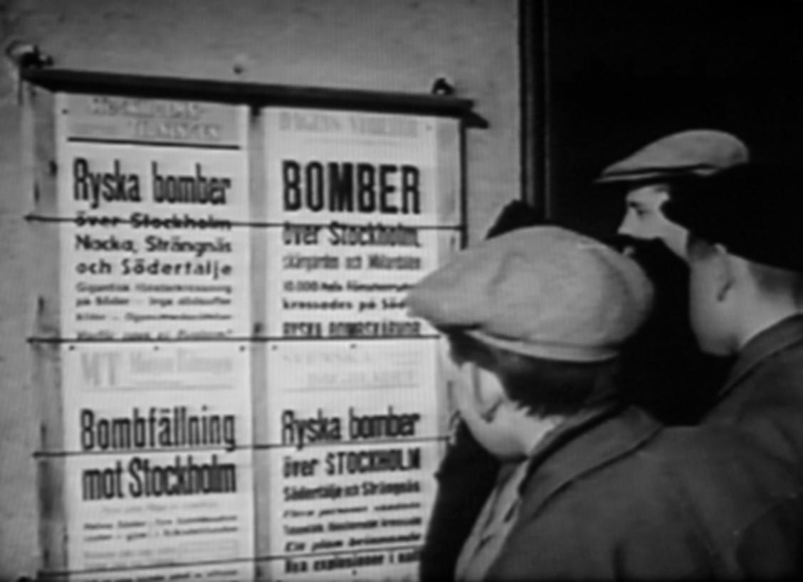 Den 22 februari 1944 fällde sovjetiskt flyg bomber över bland annat Stockholm och Strängnäs. #svhist #dagensdatum