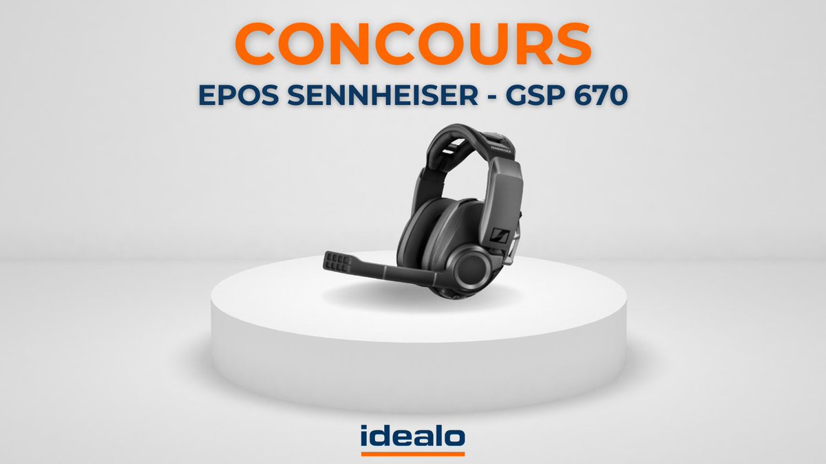 idealofrance's tweet image. 🎁#Concours 🎁

Tente ta chance pour gagner un casque EPOS | Sennheiser GSP 670🎧

1⃣RT et follow @idealofrance 
2⃣Tague 2 ami(e)s  

TAS : 26.02 - 18H      
Conditions : +18 &amp;amp;  🇫🇷

Bonne chance🤞