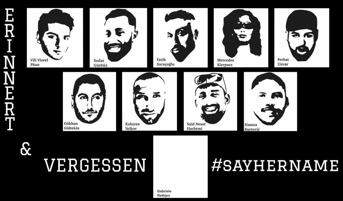 MGGA2021h's tweet photo. Kein Opfer wird vergessen.
Fast.
#Nummer10
#SayHerName https://t.co/XwwzOBXfUB