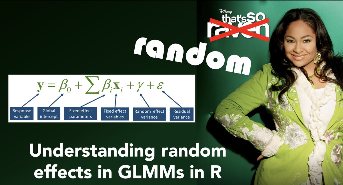 Chloe Fouilloux (she/her) (@chloefouilloux) on Twitter photo Random effects in mixed models, who are they? What do they do? What should I choose? Check out my latest video to learn more! youtube.com/watch?v=smYZdlโฆ ๐ง๐งฎ Random effects in mixed models, who are they? What do they do? What should I choose? Check out my latest video to learn more! youtube.com/watch?v=smYZdlโฆ ๐ง๐งฎ